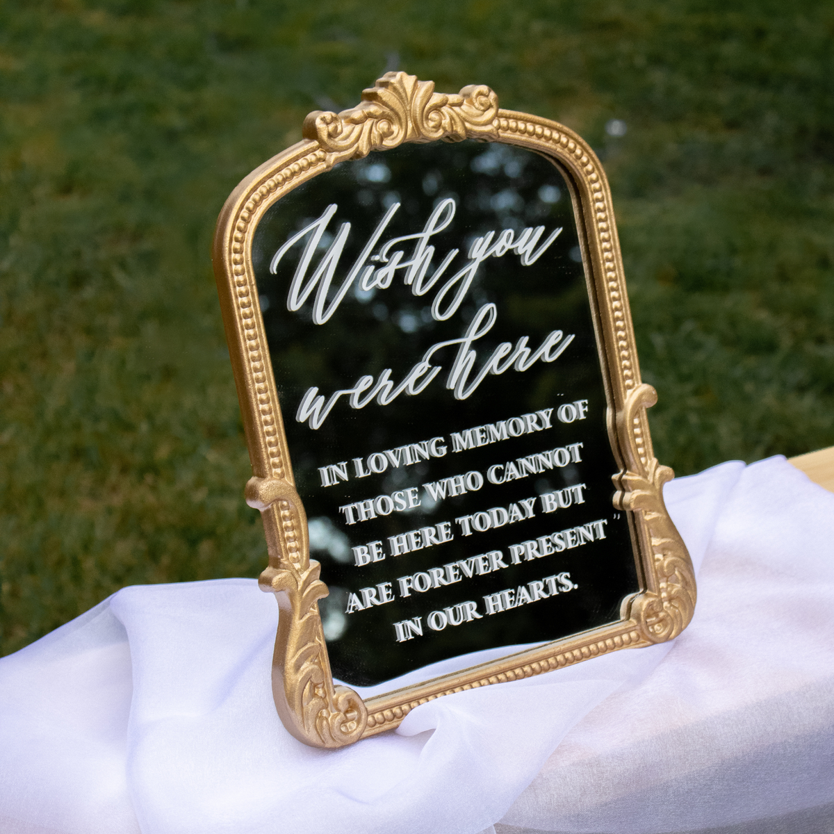 Wish You Were Here Sign Wedding Memorial Sign