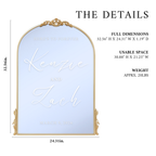 Wedding Welcome Mirror