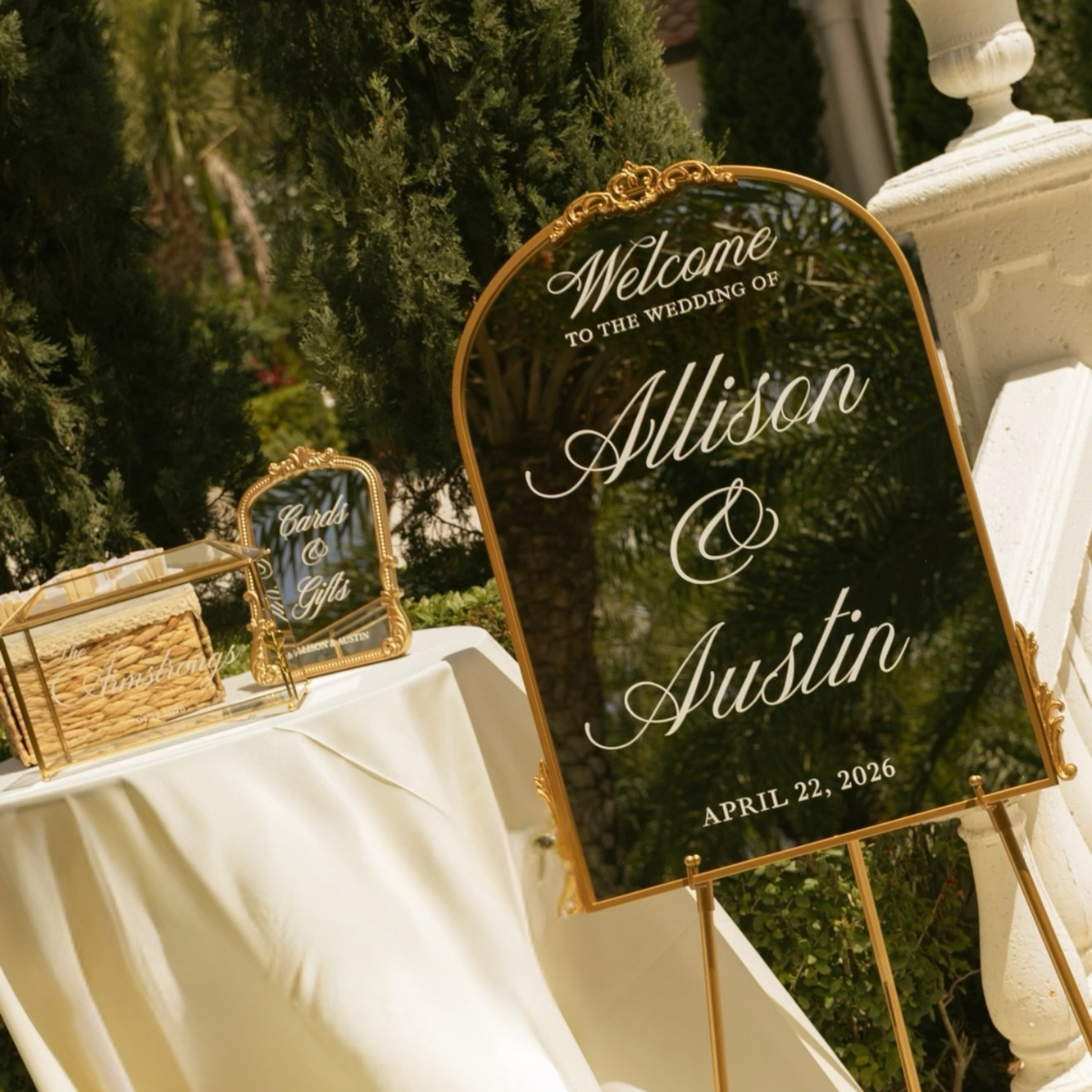 Wedding Welcome Mirror