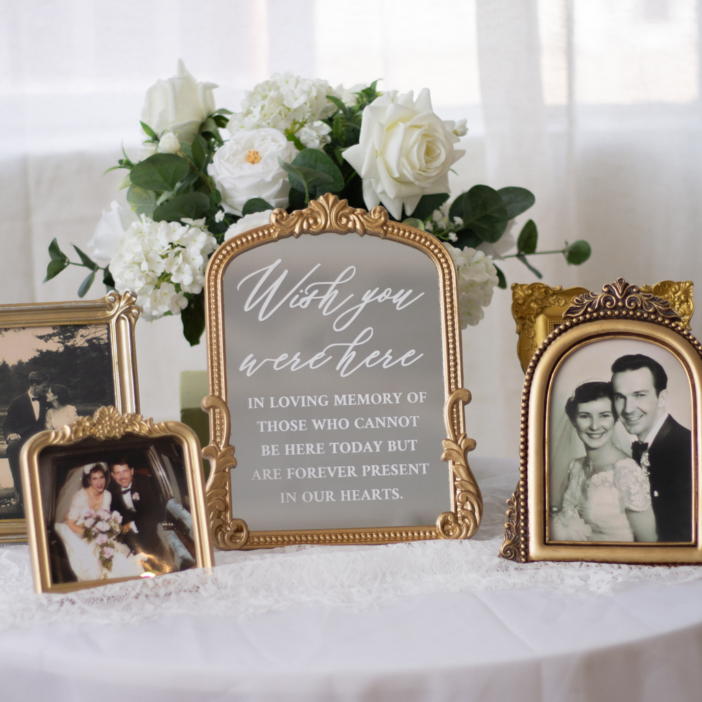 Wish You Were Here Sign Wedding Memorial Sign