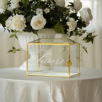 Wedding Card Box in Gold