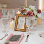 Antique Gold Table Numbers Mirrors