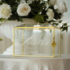 Wedding Card Box in Gold