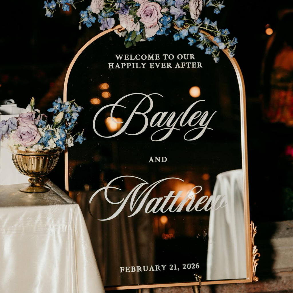 Wedding Welcome Mirror