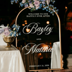 Wedding Welcome Mirror