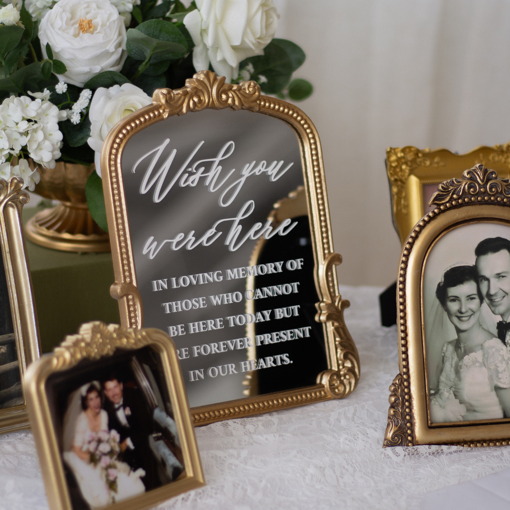 Wish You Were Here Sign Wedding Memorial Sign
