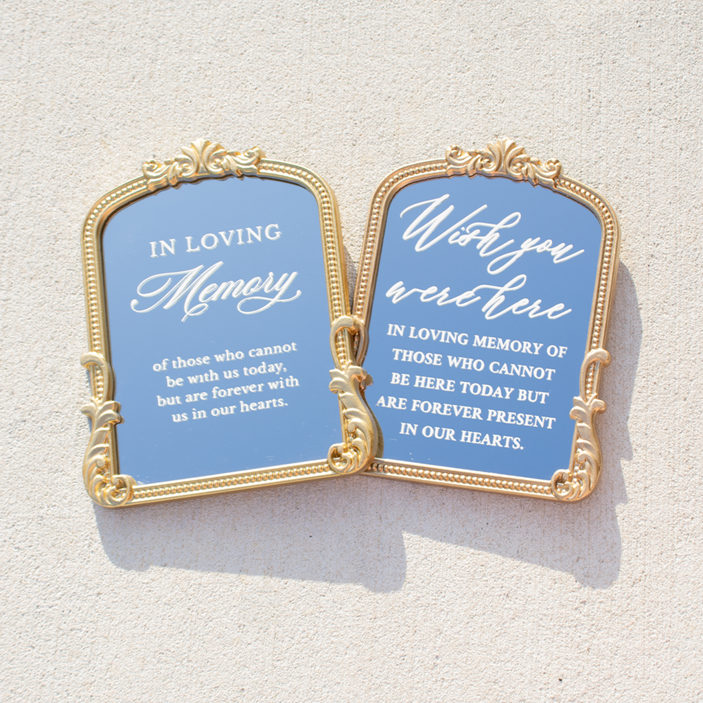 Wish You Were Here Sign Wedding Memorial Sign