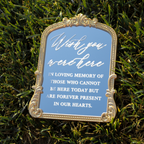 Wish You Were Here Sign Wedding Memorial Sign