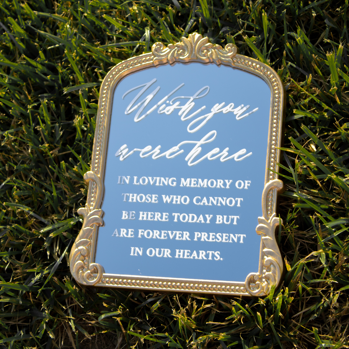 Wish You Were Here Sign Wedding Memorial Sign