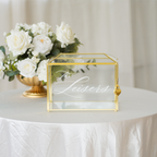 Wedding Card Box in Gold