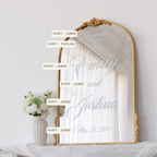 Wedding Welcome Mirror