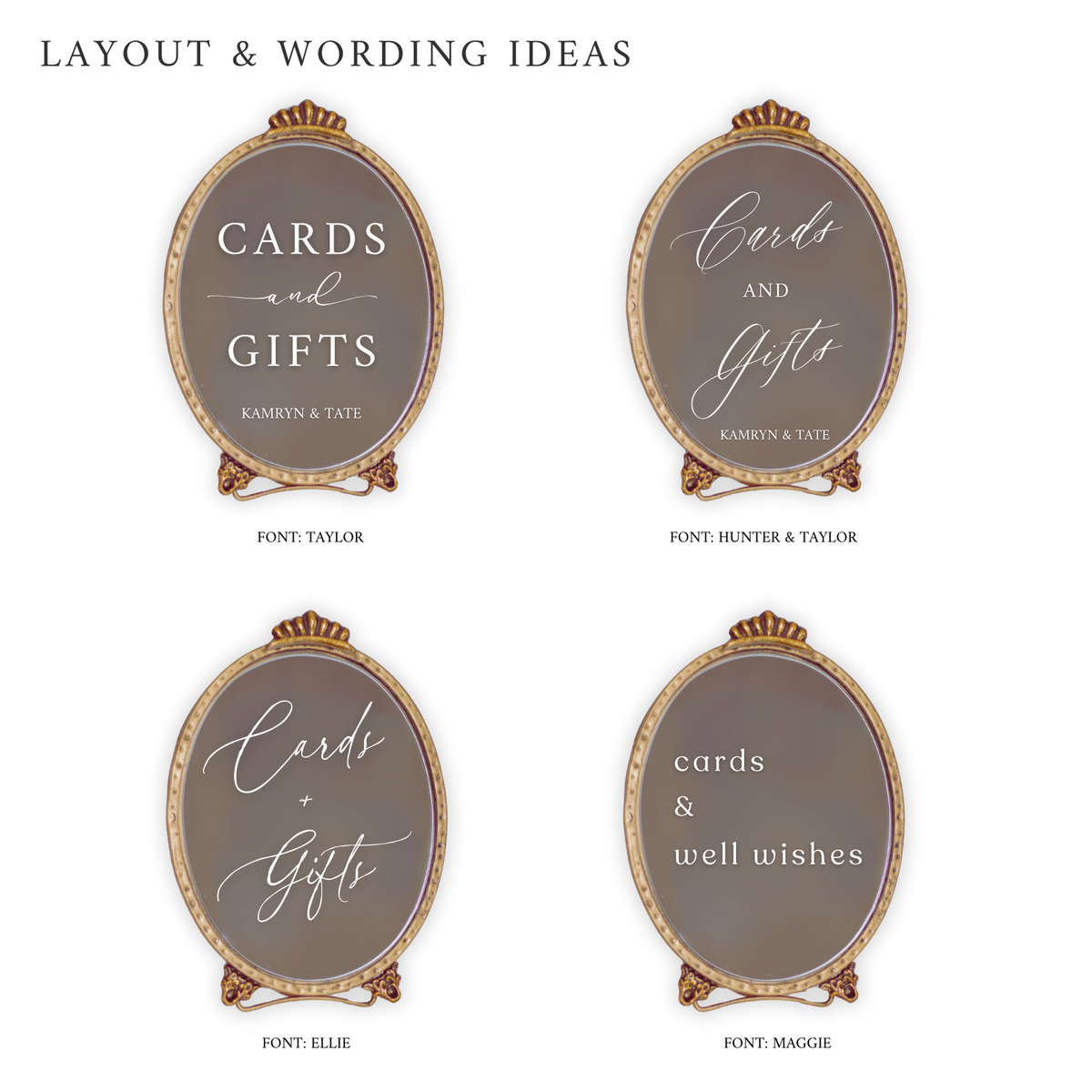 Cards and Gifts Sign