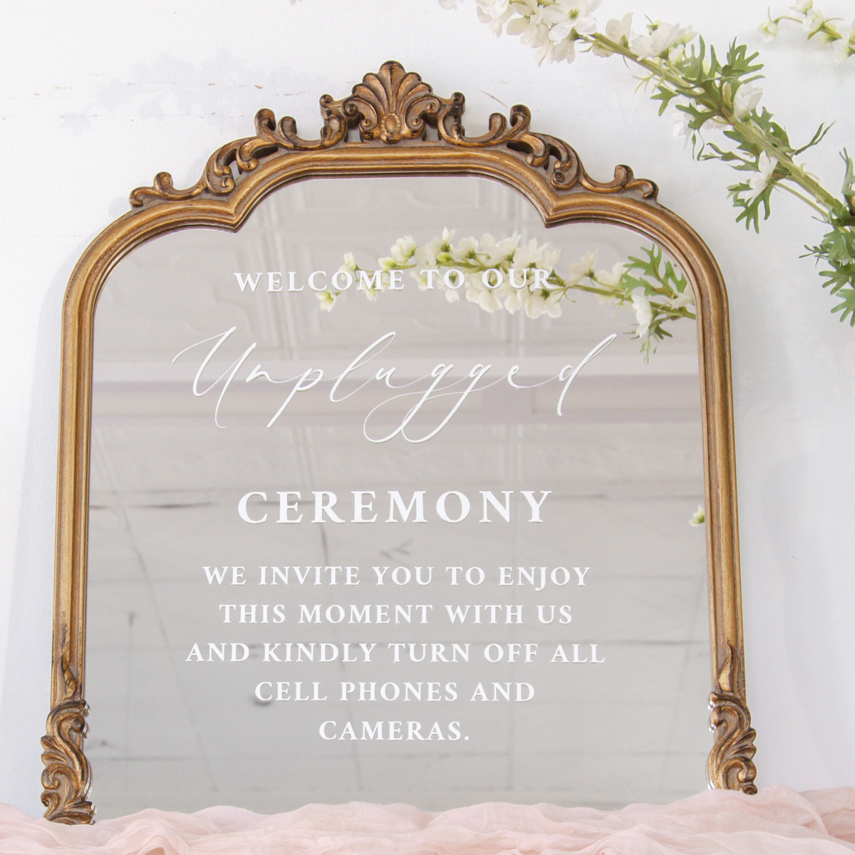 Unplugged Ceremony Signs | Phone Free Wedding Sign