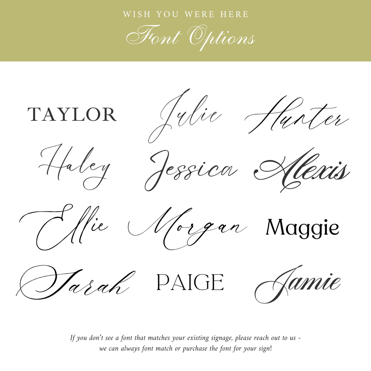 Wish You Were Here Sign Wedding Memorial Sign