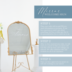 Wedding Welcome Mirror